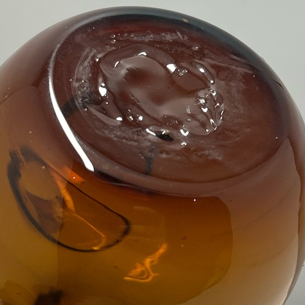 🐕3/20 Vintage Amber Glass Bundle - Set of 3 - Picture 9 of 9